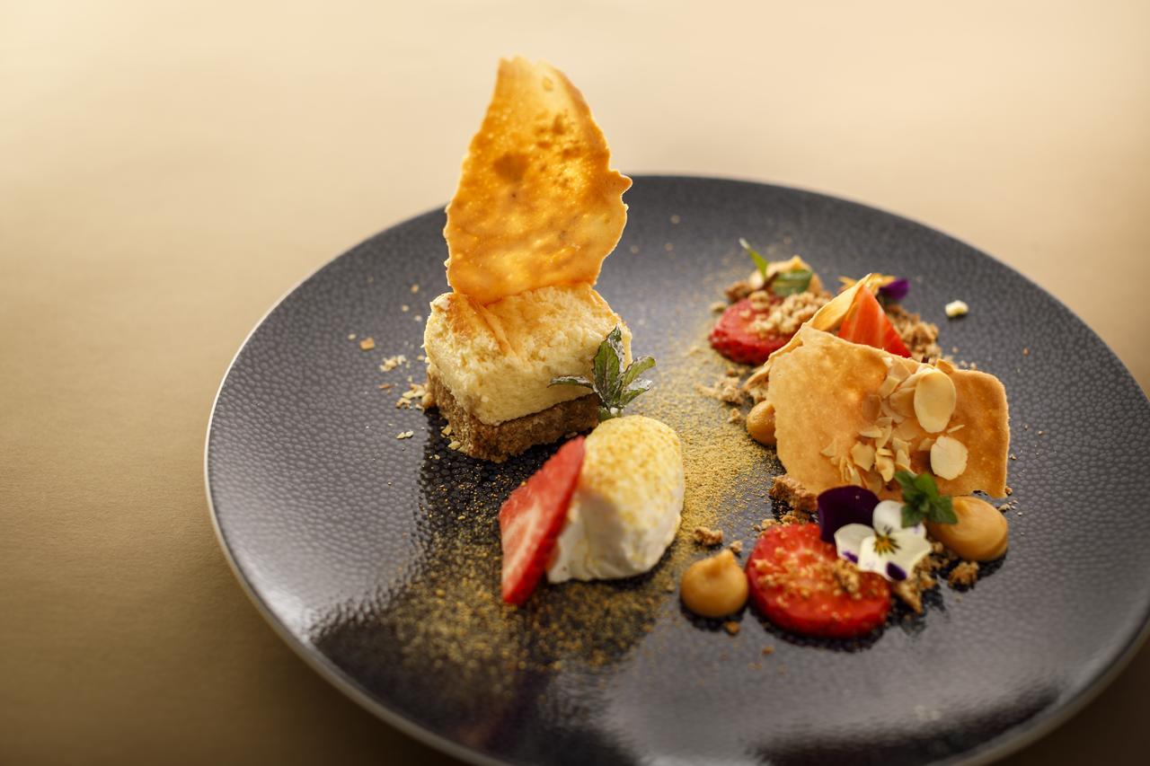 Boutique & Design Hotel Navis - Small Luxury Hotels Of The World Opatija Exteriör bild A dessert at the restaurant